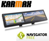 KARMAX PAS-GPS MIRROR Nawigacja GPS w lusterku wstecznym z dotykowym ekranem 4,3" BT USB SD AV FM - KARMAX PAS-GPS MIRROR